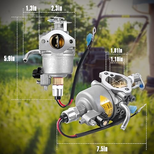 Miniatura 6 de Carburador Carb con parte para Onan Cummins Generator & Microquiet 4000-Watt 4KYFA26100 4KYFA26100P 4KYFA26100K Reemplazo # A042P619, A041D736,