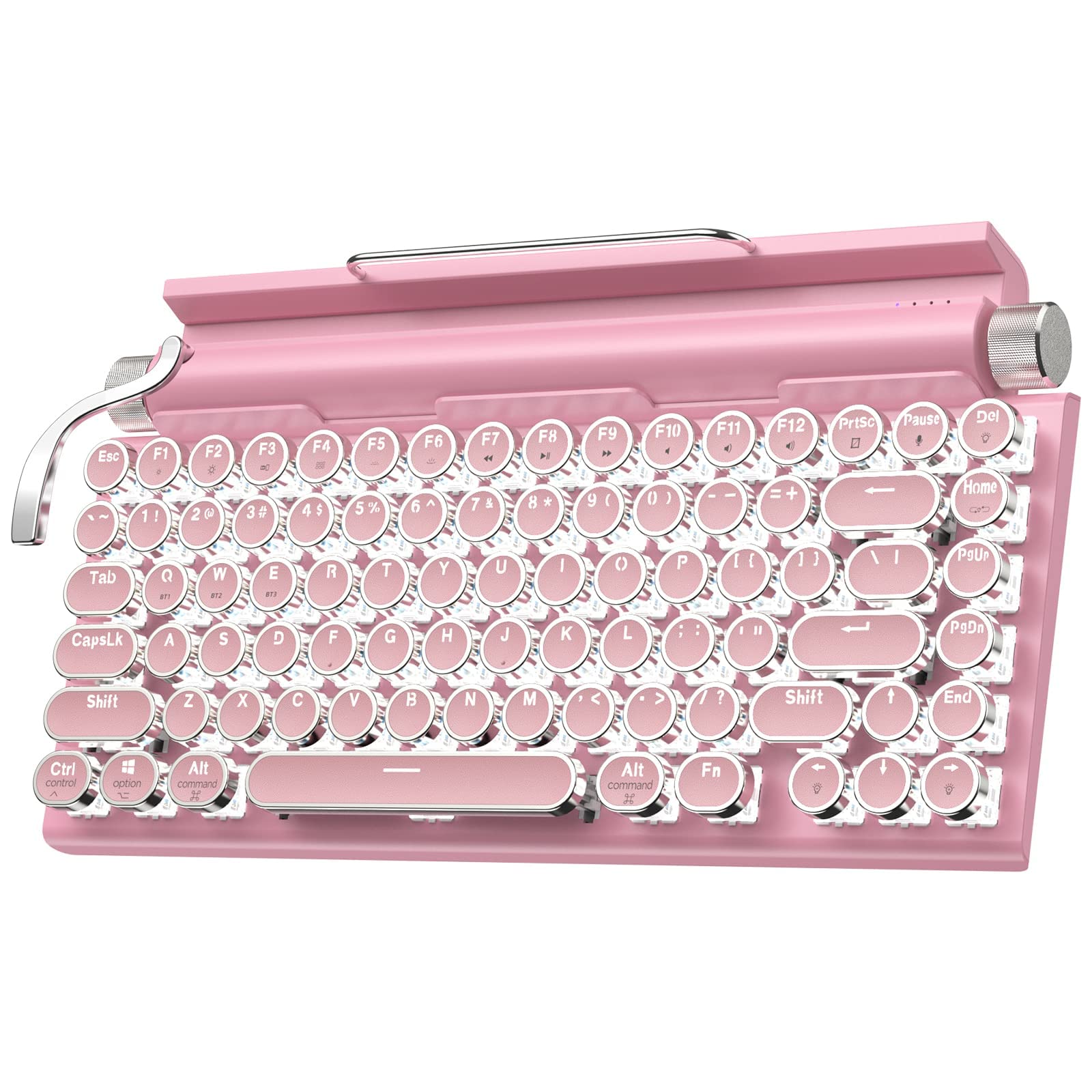 タイプライター型 レトロ メカニカルキーボード LEDバックライト Amazon | タイプライター型 レトロ メカニカルキーボード LEDバック