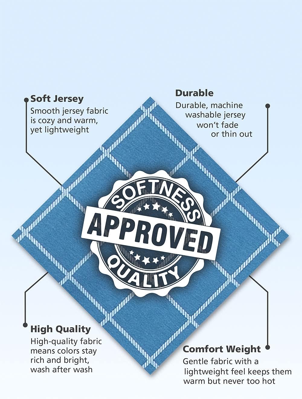 PajamaGram Men Pajamas Sets - Cozy 100% Cotton Pajamas for Men, Knit Long Sleeve Pajama Set for Men, Pijamas Para Hombres