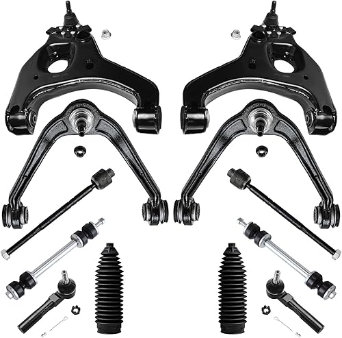 Miniatura 105 de Detroit Axle - Kit de suspensión delantera 2WD para Ford F-150 2004-2005, 2 brazos de control superiores, 2 rótulas inferiores, 2 barras