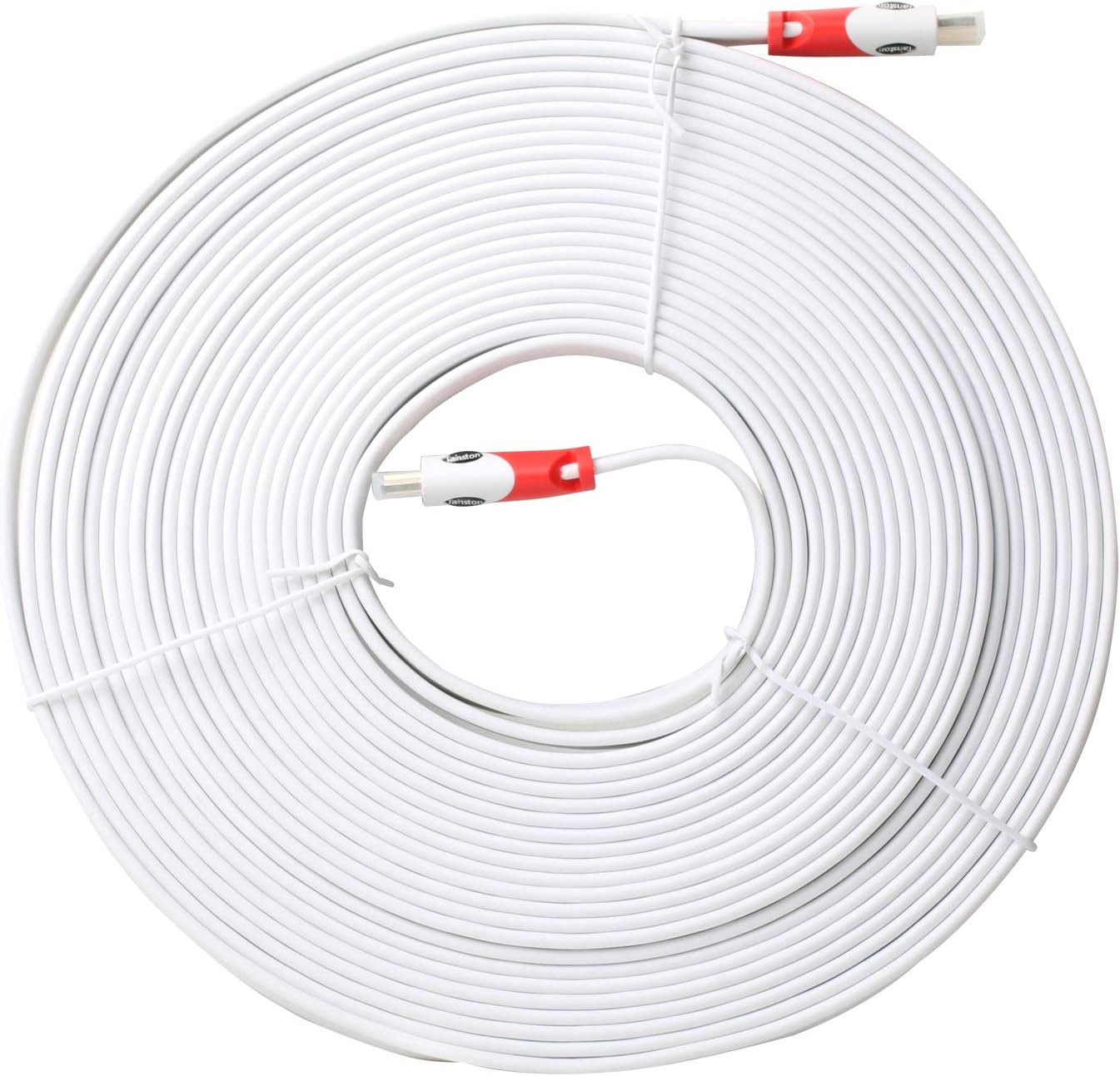 Tainston Flat High Speed HDMI Cable (30 Feet) Support 4K 2160P,3D,1080P,Audio Return Channel