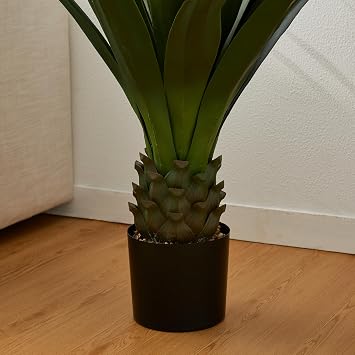 Glitzhome 3.25FT Artficial Agave Plant, 40'' Faux Agave Plant Indoor Lifelile Fake Potted Tree for Home Office Decor