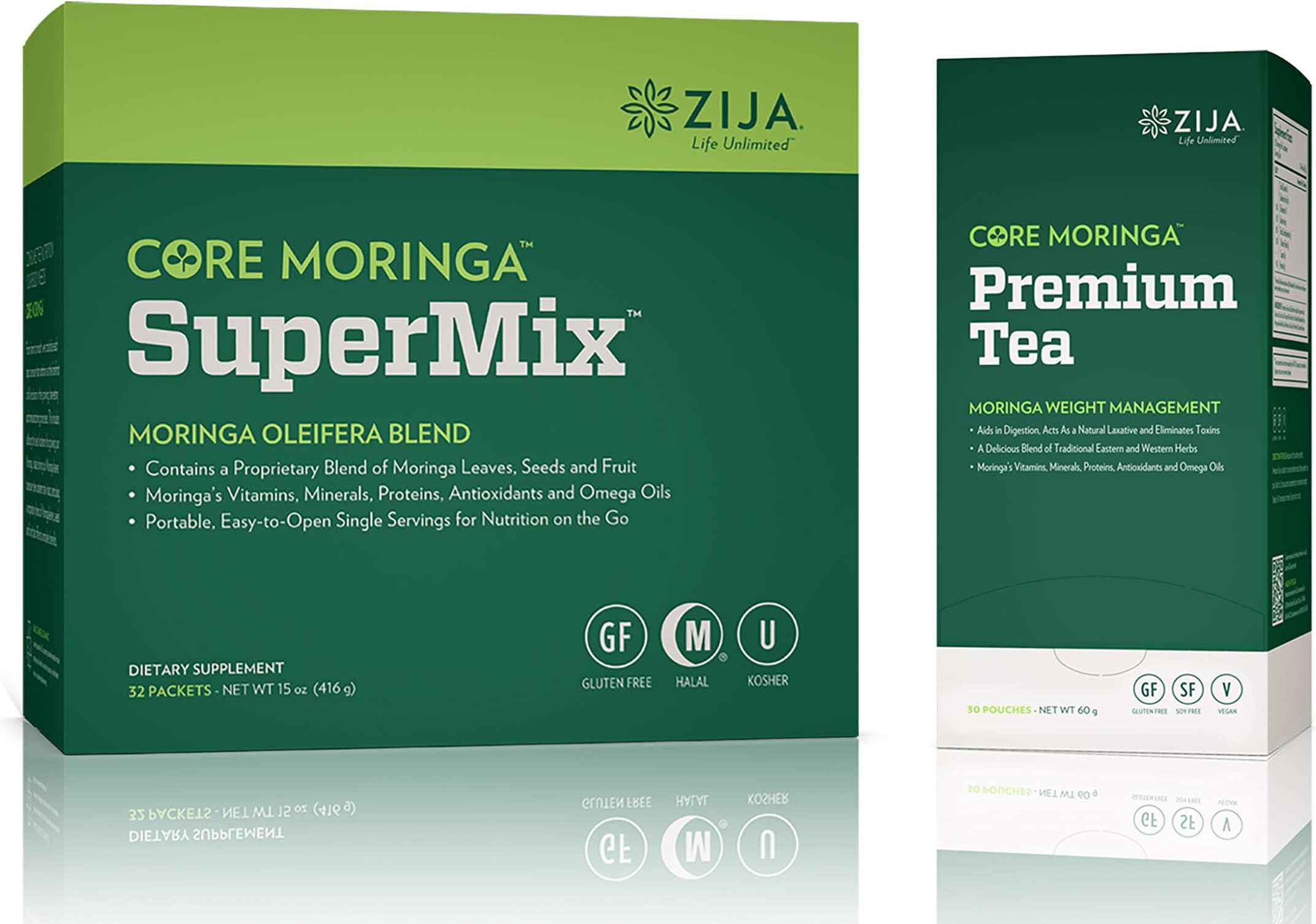 Zija Supermix Pure Moringa & Premium Tea Instant