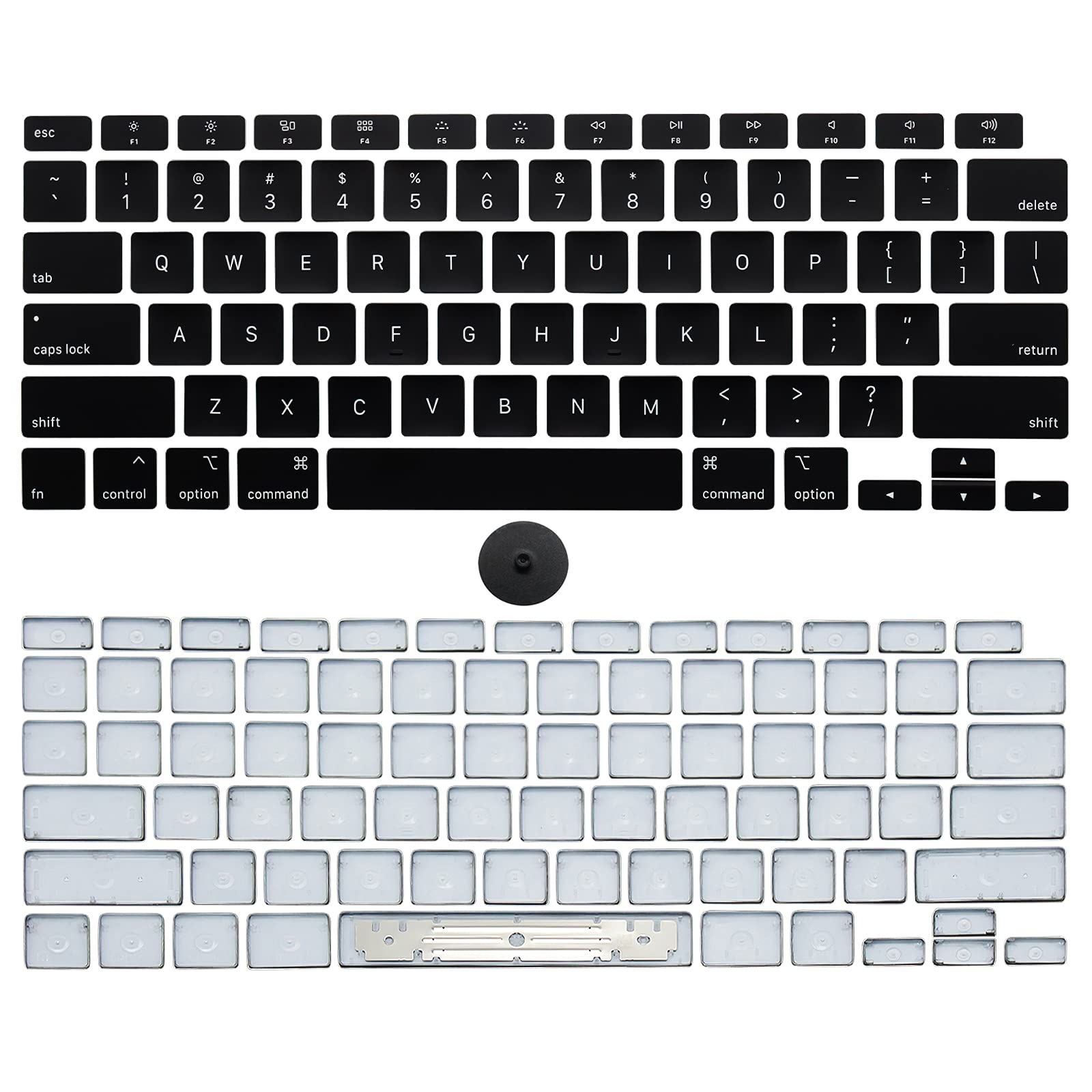 NUOLAISUN Keyboard Keycaps Keys Cap US Set Replacement for MacBook Air 13" A2179 2019 2020 Year EMC 3302 Full Keycap with Removal Tool