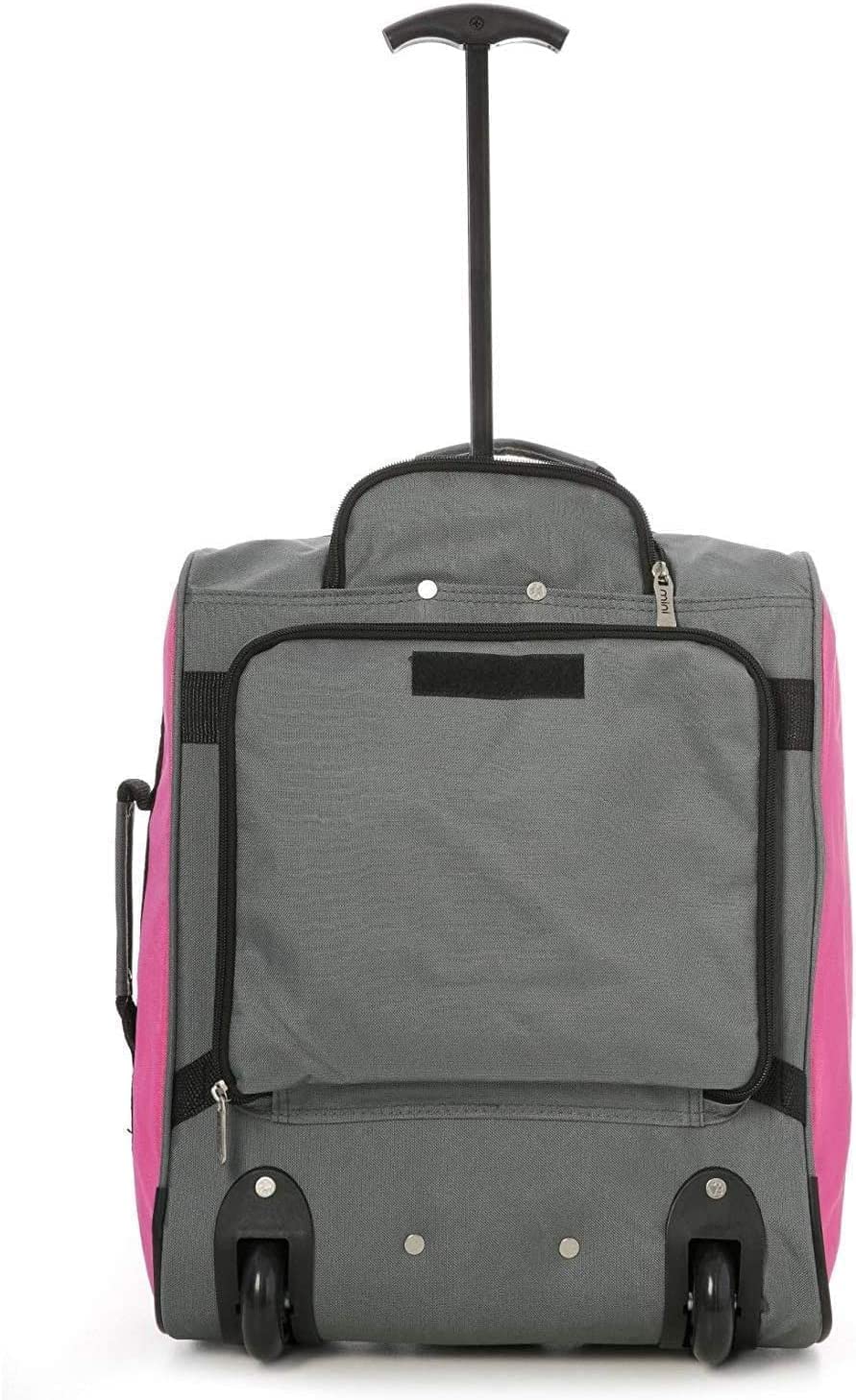 MiniMax - Valigia da viaggio con ruote con tasca frontale per giocattoli/bambole/orsacchiotti