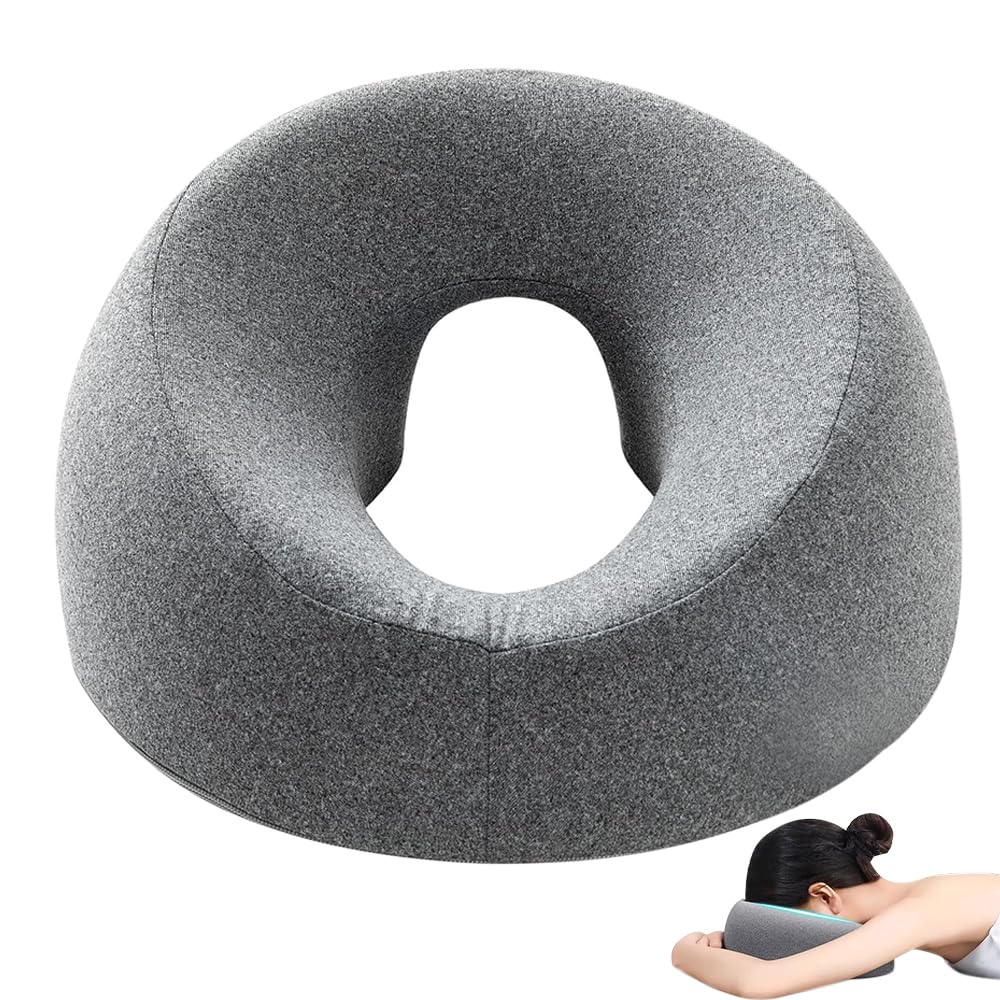 Reposacabezas de Masaje para Cama, Almohada de Masaje Boca Abajo, Cómodo Cojín Boca Abajo Almohada Facial, Reposacabezas de Masaje para Cama de Masaje de salón de SPA, Apoyar la Cabeza
