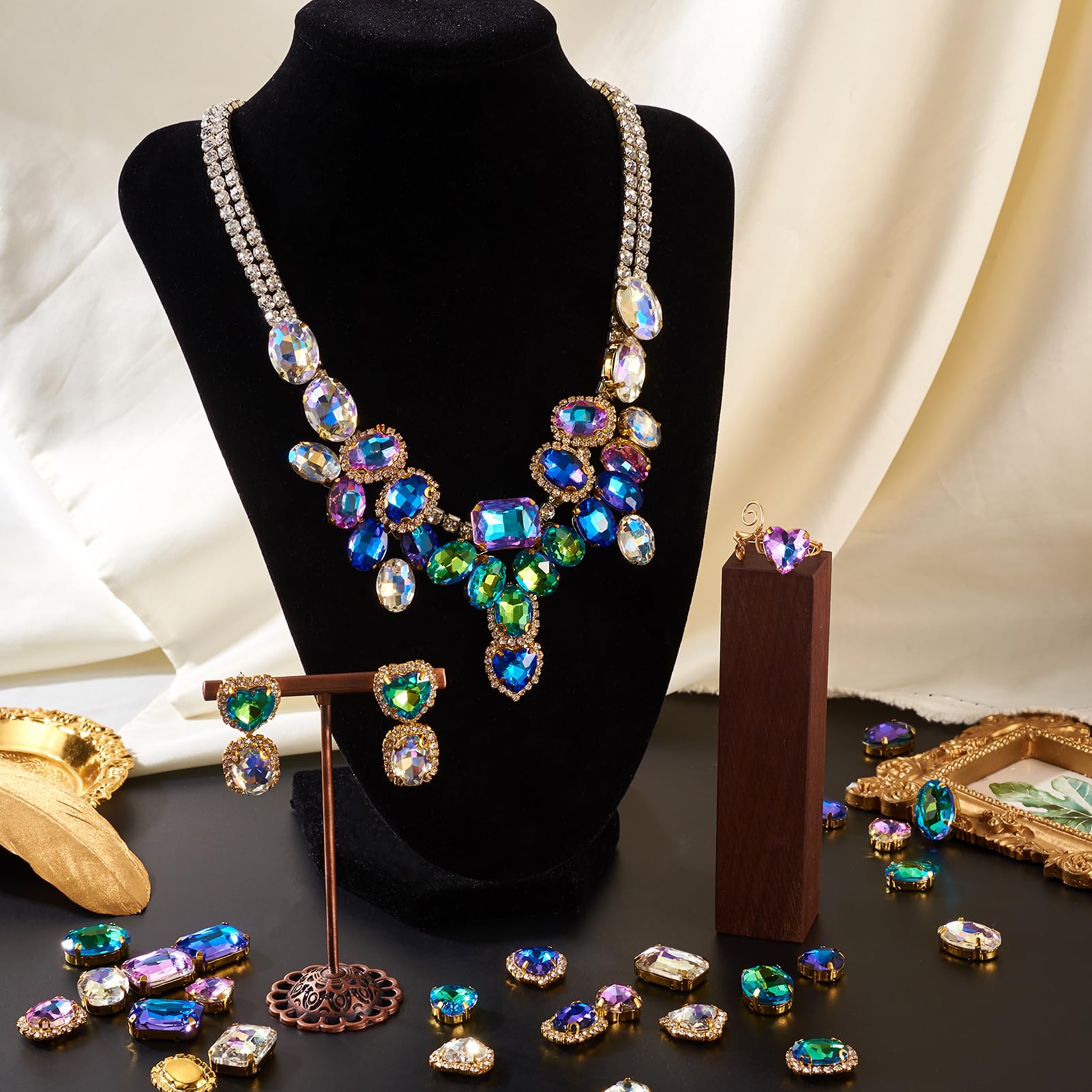 Lotto Composto Da Una Coppa Ad Alzata In Cristallo Molato E Metallo E 2 - Foto 6