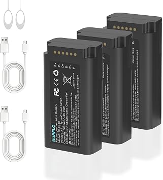Burflo 3-Pack 7000mAh Battery Replacement for eufy Security Video Doorbell E340 & C31, Compatible with T8214, T8743, T8223, HB-E340