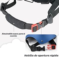 Vista 6 de Casco de bicicleta para niños, ajustable y para múltiples deportes, desde niños pequeños hasta jóvenes, 3 tallas