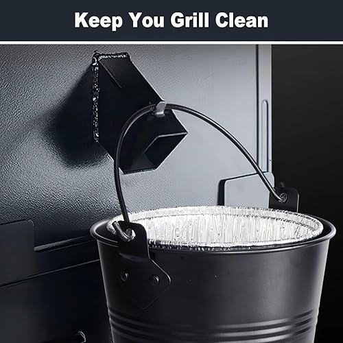 Miniatura 3 de Paquete de 30 revestimientos de grasa BAC407 para Traeger HDW152 – Bandeja de revestimiento de papel de aluminio de goteo compatible con Traeger Pro