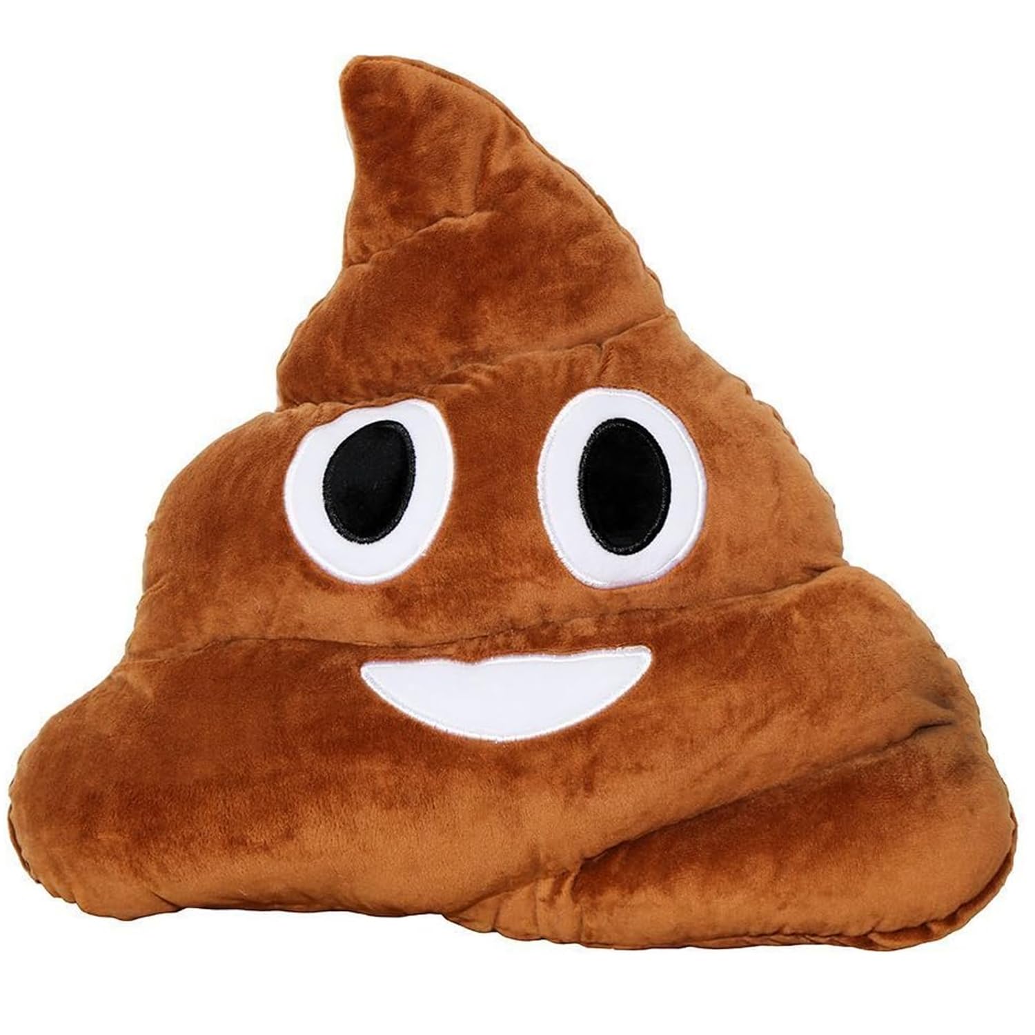 HolooVeranillo Poop Plush Pillow, Novelty Cushions, Cute Pillow Poop Toys, Round Triangle poo toy, for Home Hotel