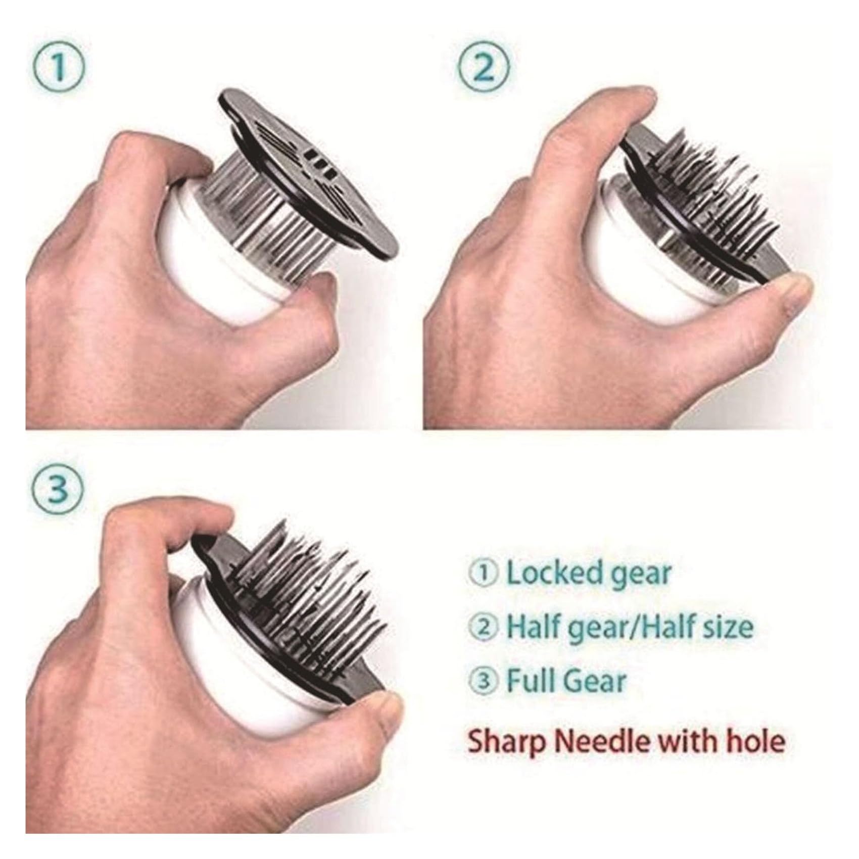 Tenderizer do mięsa 2 w 1 z wtryskiwaczem do marynaty, szybki i równomierny wtrysk dla soczystego smaku, zwiększa wydajność gotowania, idealny do grillowania