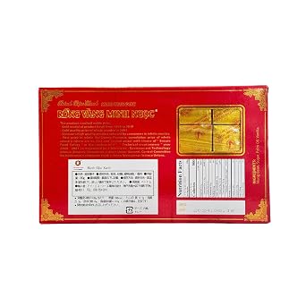 Vietnamese Green Peas (Mung Bean) Cake - Rong Vang Minh Ngoc GIFT BOX 10.5 oz