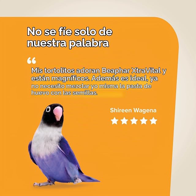 Foto 5 de 6 de Beaphar Xtravital Loros - Alimentación Premium - Contiene Frutas, Semillas y Cereales