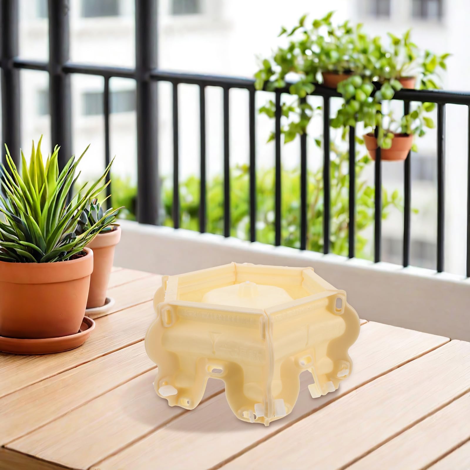 VANZACK Blumentopfform aus Kunststoff mit Präziser Verarbeitung und Müheloser Entformung Europäischer Stil für Indoor Dekoration und Selbstgemacht Enthusiasten für Zementpflanzgefäße