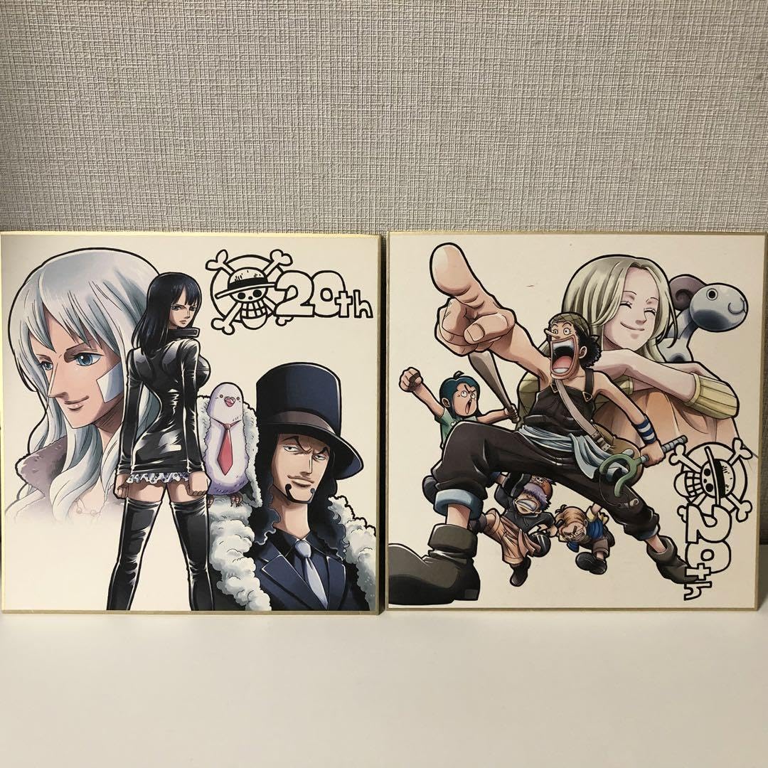 ワンピース フィギュアセット 9体 + 20周年記念色紙17枚（ダブリ含む） Amazon.co.jp: ワンピース ONE PIECE 20周年 色紙セット : おもちゃ