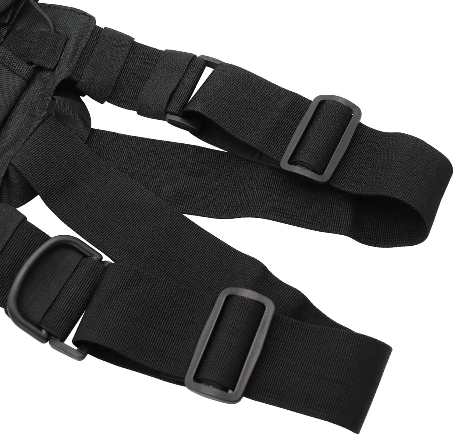 Radio Shoulder Holster Chest Harness Holder Vest Rig for Two Way Radio Chest Front Pack Pouch Universal Walkie Talkies Case with Waterproof Rainproof Bag