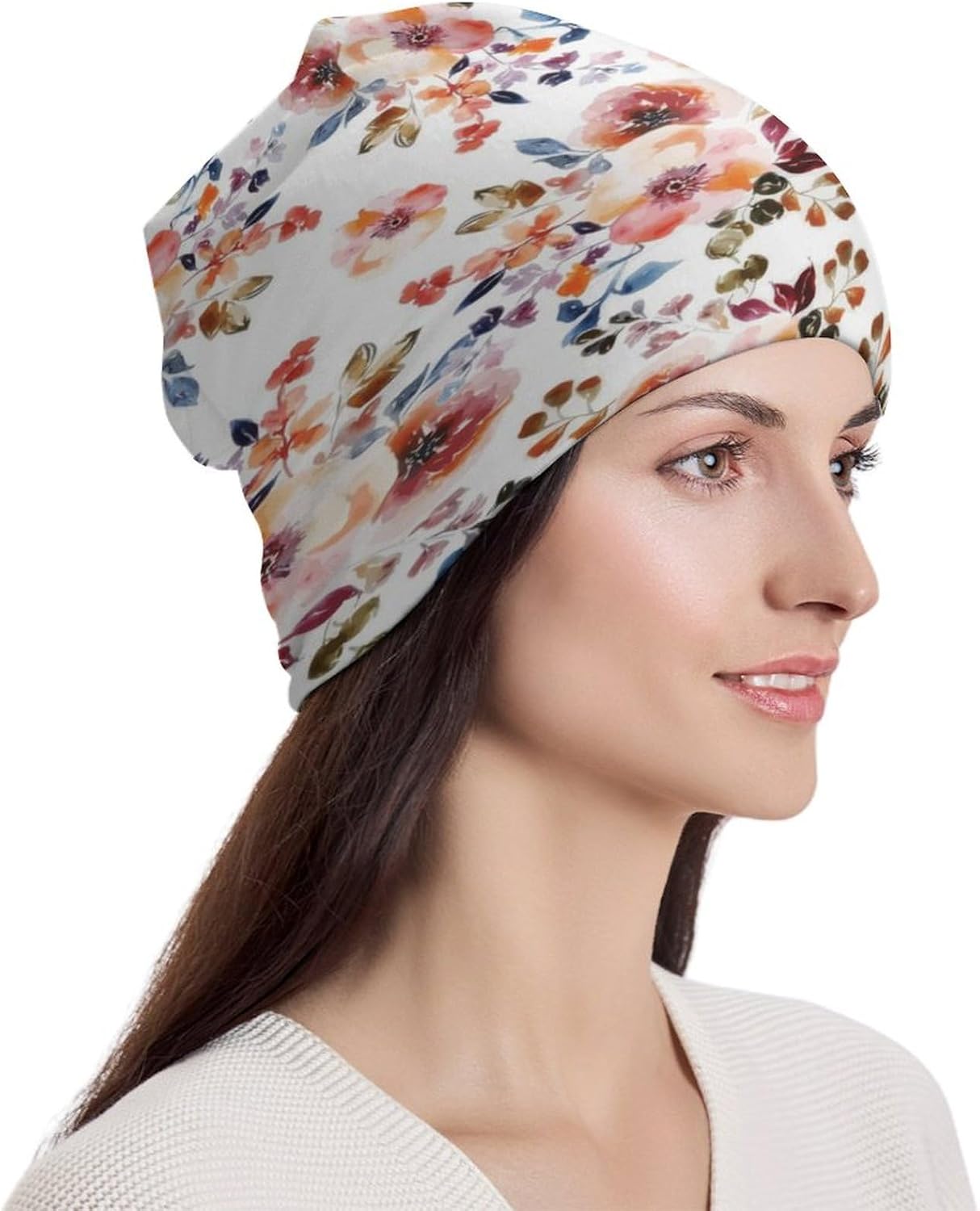 Accnicc Chemo Headwear for Women Beanies Hats Caps Cancer Headwear Hat Head Coverings Wraps Baggy Skull Cap Elastic Stretch - Image 2