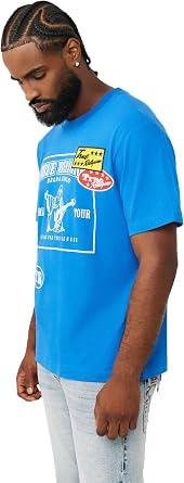True Religion Mens Logo Patch Tee