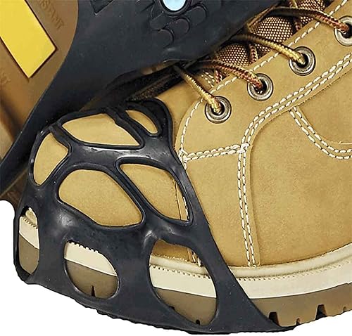 Miniatura 9 de Due North Tacos de hielo multiusos para zapatos y botas, picos de tracción para hombres y mujeres que trabajan en hielo y nieve