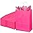 BLEWINDZ 32Pcs Small Paper Gift Bags with Tissues, Hot Pink Party Favor Bags with Handles, 8.7 Goodie Bag for Birthday, Shopping, Party Supplies