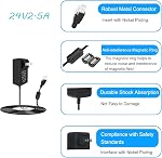 12v 2a Remplacement du cordon d'alimentation de bureau réglable pour un seul moteur, alimentation de bureau permanent 12V,Max 24W