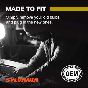 SYLVANIA - H13 (9008) SilverStar zXe Gold High Performance Halogen Headlight Bulb - Bright White Light Output, Best HID Alternative, Xenon Charged Technology (Contains 2 Bulbs)
