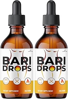 (2 Pack) Bari Drops Supplement, Maximum Potency, Bari Drops Liquid Extract Vitamin for Men and Women 60 ML, 2 Month Supply