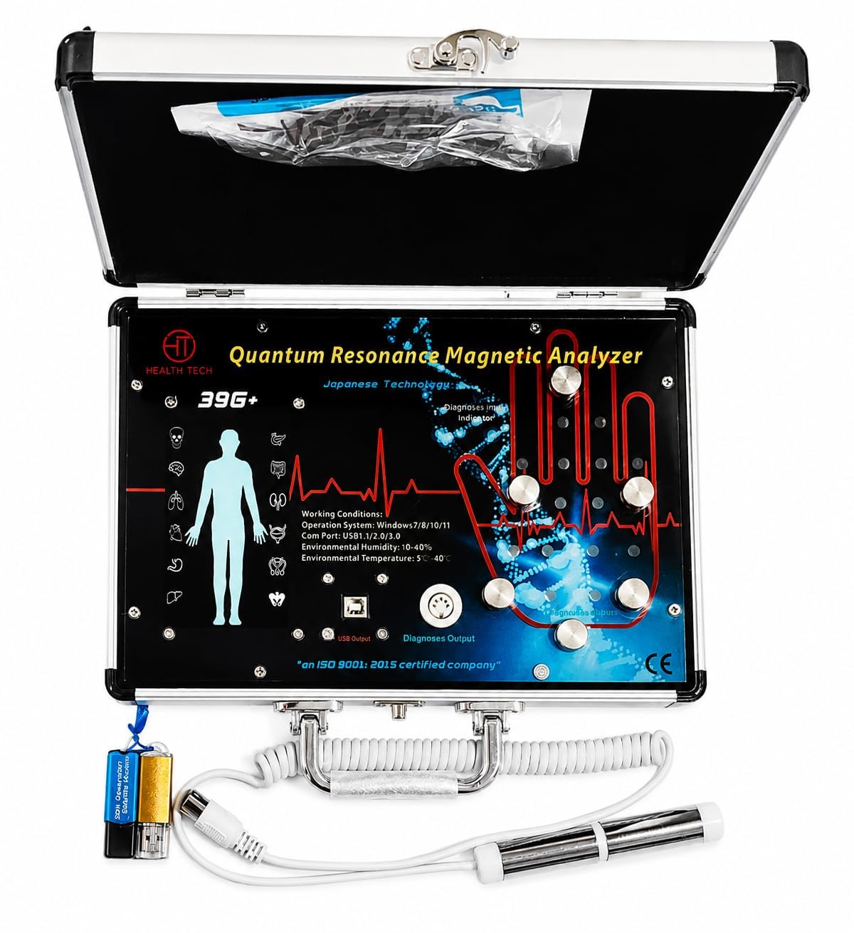 Generic Quantum Resonance Magnetic Analyzer 32 Generation+, Full Body Health Check-up Machine, Windows Compatible, USB Support-image-19
