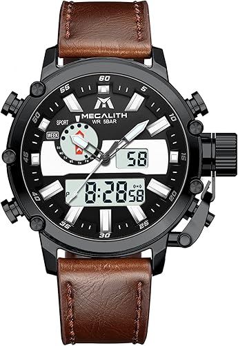 Miniatura 7 de MEGALITH Relojes digitales militares para hombre, reloj deportivo al aire libre, táctico, de 1.772in, cara grande, 5 ATM, resistente al agua, con