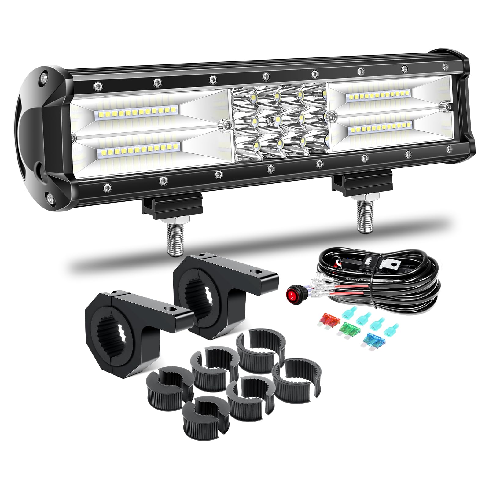 Für Auto LKW Traktor PICAA 20 Zoll 420W LED Lightbar – Arbeitsscheinwerfer, 6000K Weiß, IP67, Für Offroad & LKW Offroad Lichtleiste Wasserdicht IP67