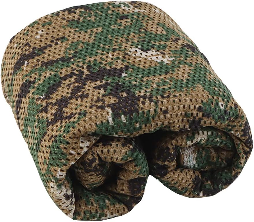 Sciarpa Tattica Mimetica - Multifunzione Per Uomo E Donna - Rete Traspirante 150x40cm