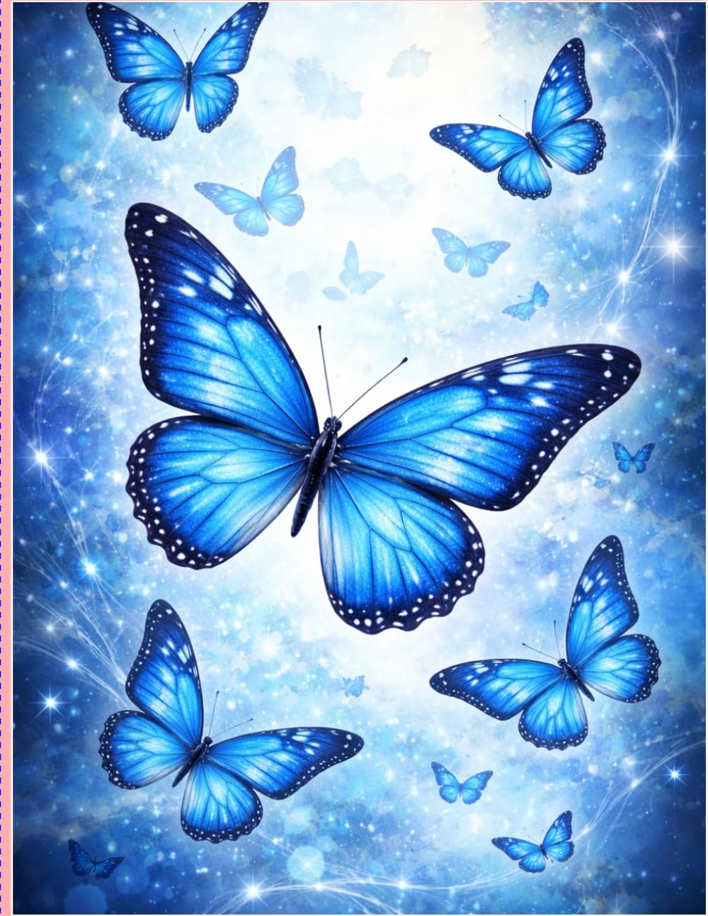 Butterfly Note book: long size note