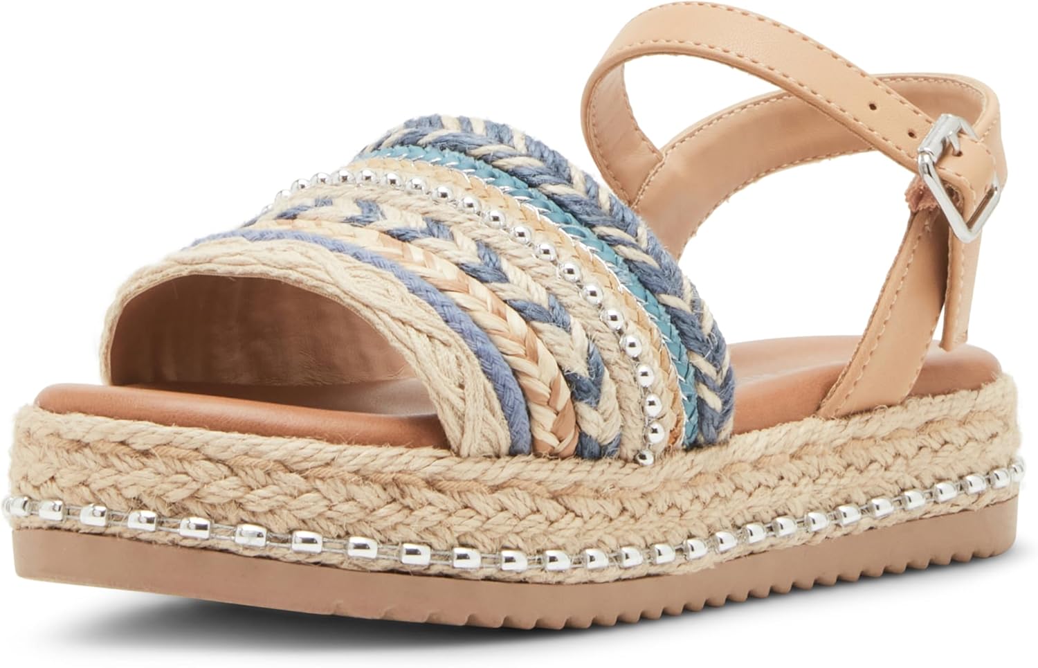 Steve Madden Girl's Path Flat Sandal - Comfortable Everyday Wear