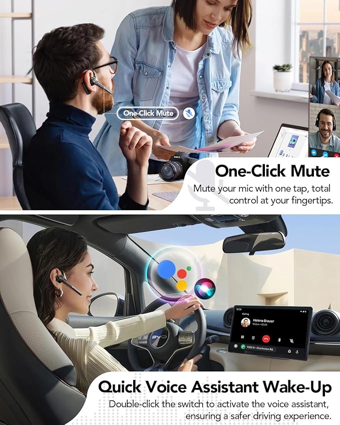 Auriculares Bluetooth V6.0 Open Ear con Cancelación de Ruido miniatura 5