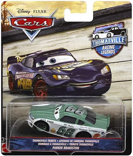 Cars Diecast Parker Brakeston Thomasville Racing Legends Disney Escala 1:55