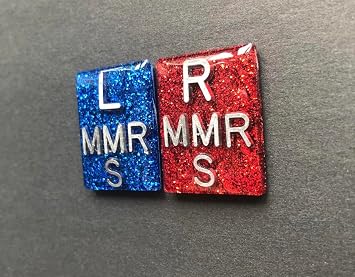 Xray Markers with 4 Initials, Rectangle, Glitter, Xray Tech Gift, Pretty, 2 Lines, Student