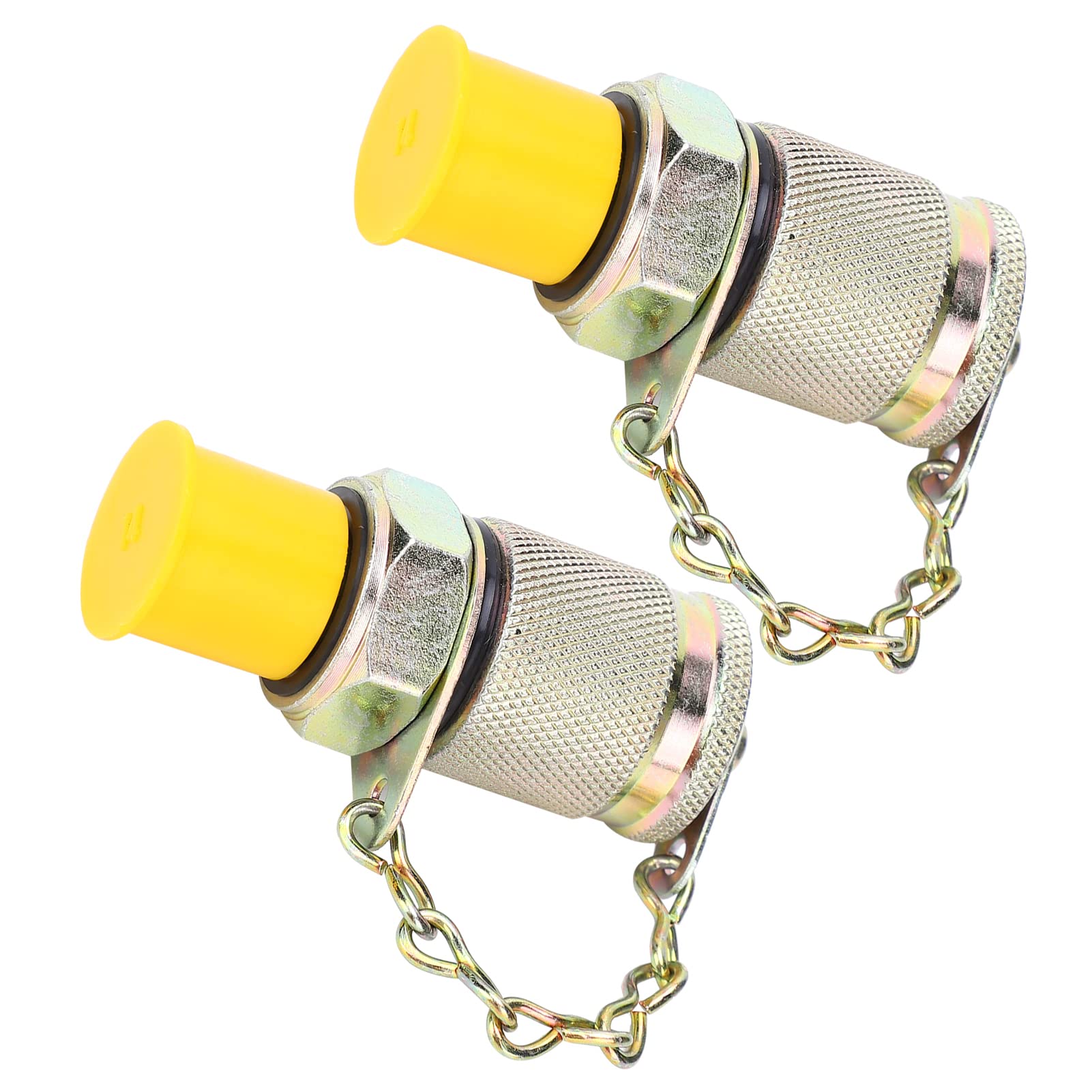 Hydraulikdruck-Testkit, Hydraulikdruck-Hochdruckschlauchanschluss, 2-teiliger Hydrauliktestadapter, Messpunkt-Kupplungswerkzeug (M10 * 1-M12 * 1,25)