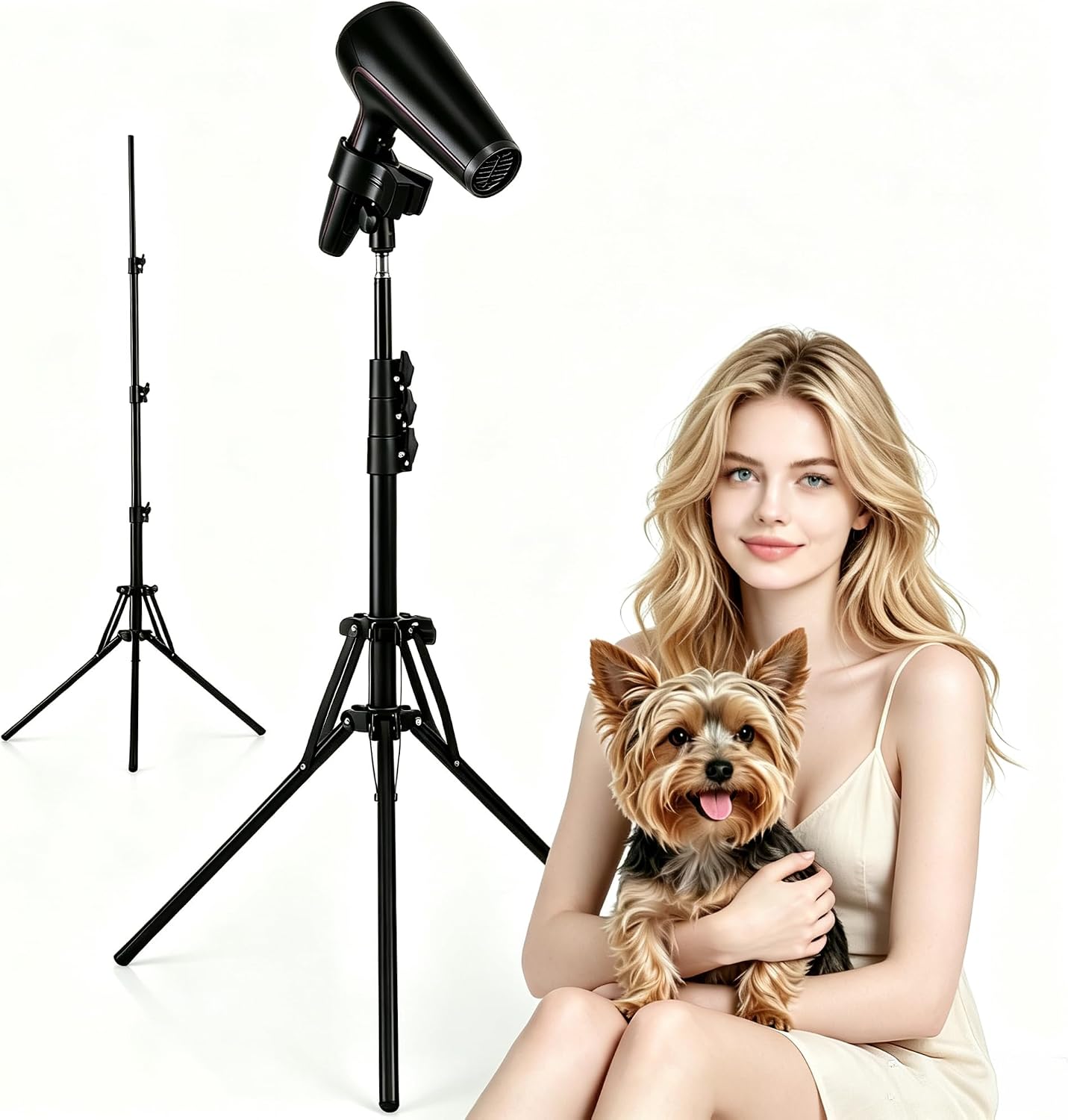 Hair Dryer Stand Pet Grooming Blow Dryer Holder