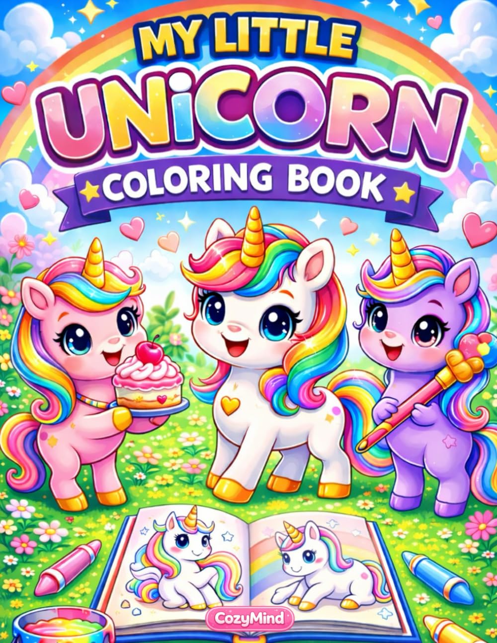 My Little Unicorn: Coloring Book