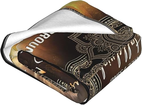 Miniatura 2 de Manta cristiana decorativa de león y cordero, manta de oración religiosa de león de Judá, regalos inspiradores católicos para mujeres y hombres,