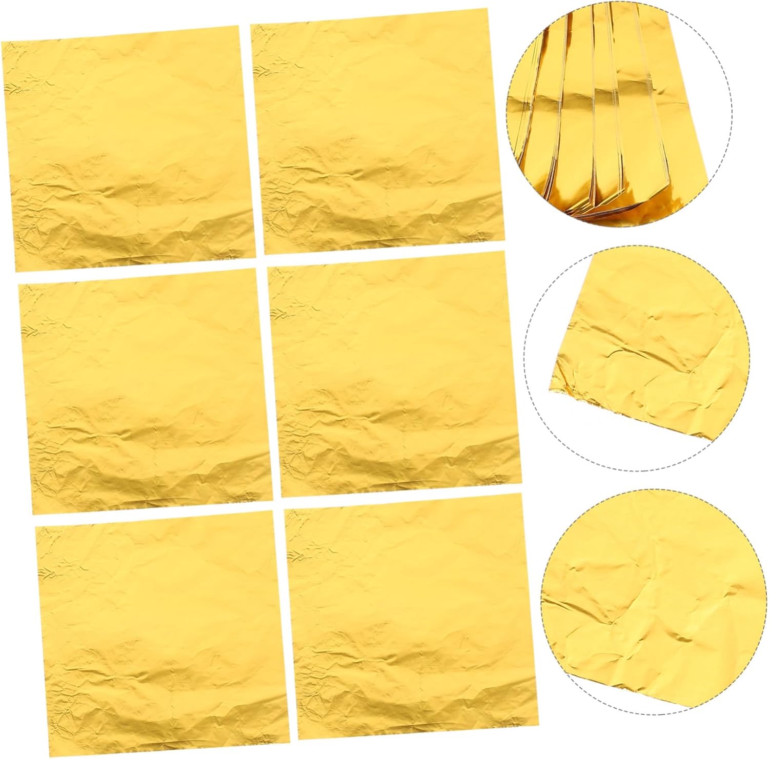 Aluminum Wrapping Paper 12x12cm Foil Wrapper for Chocolates Candy Decorations 600 Pieces