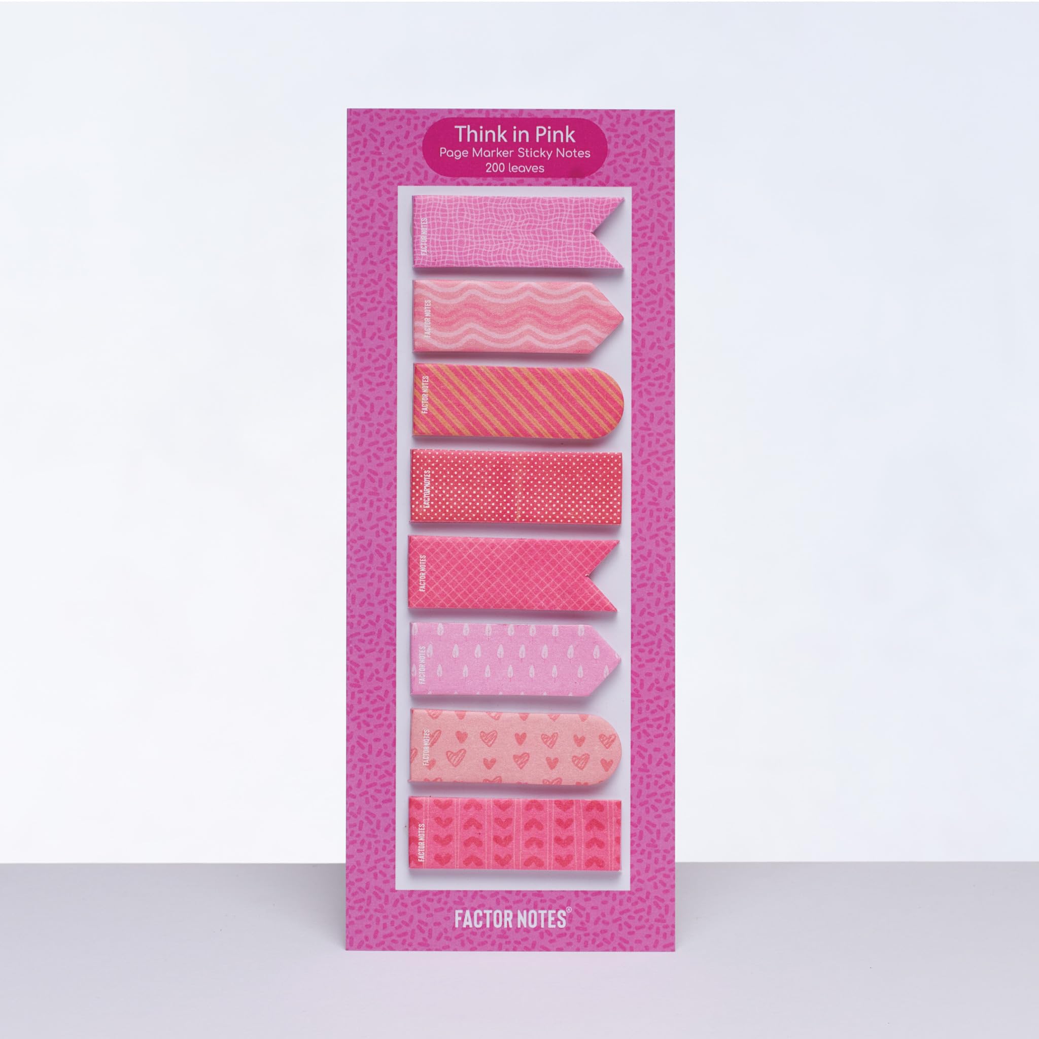 Factor Notes Sticky Notes (Think in Pink)