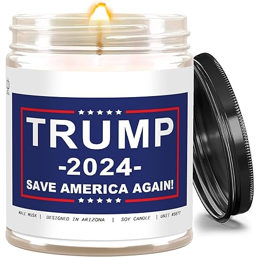 Miniatura 1 de Donald Trump Gifts for Men Candles - Trump 2024 Funny Candles for Women Candles Gifts for Men Women Gag Gift for Adults Home Decor Candle Non Toxic