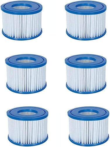 Bestway Cartucho de repuesto para bomba de filtro de spa tipo VI (paquete de 6) (Coleman)
