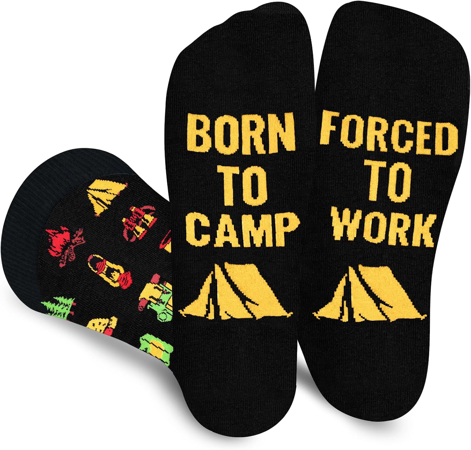 AGRIMONY Funny Sports and Hobby Crew Socks for Men Women and Teens