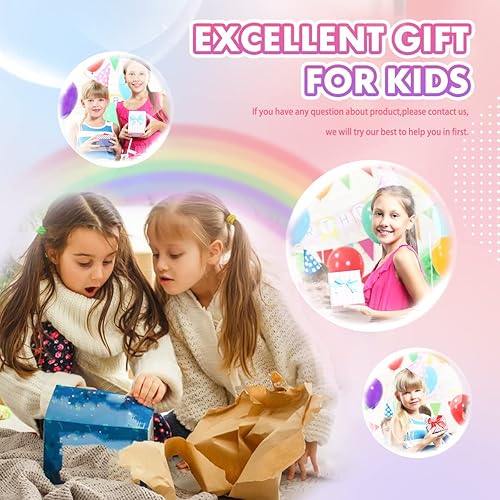 Miniatura 6 de Billetera para niñas de 5 a 6 a 7 a 8 a 9 a 10 a 12 años, diseño de unicornio de dibujos animados con cordón, regalos para niños y adolescentes