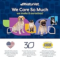 Vista 7 de NaturVet - No Scoot para perros - 120 masticables suaves - Plus calabaza - Apoya la función saludable de las glándulas anales y los intestinos