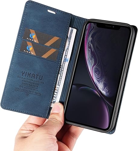 Miniatura 3 de Funda compatible con Xiaomi Poco X3 GT 5G, compatible con Redmi Note 10 Pro (China) 5G de piel sintética, ranura para tarjetas, cierre magnético,