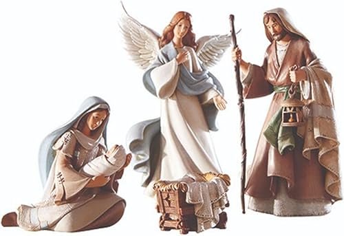 Miniatura 10 de Avalon Gallery - Juegos de Belén para Navidad, Belén para interiores, 12.25 x 8.75 pulgadas, estable/creche